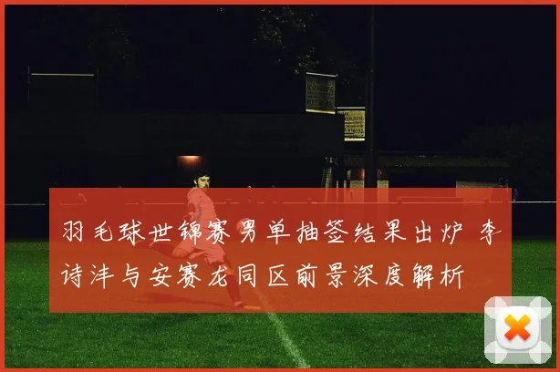 羽毛球世锦赛男单抽签结果出炉 李诗沣与安赛龙同区前景深度解析